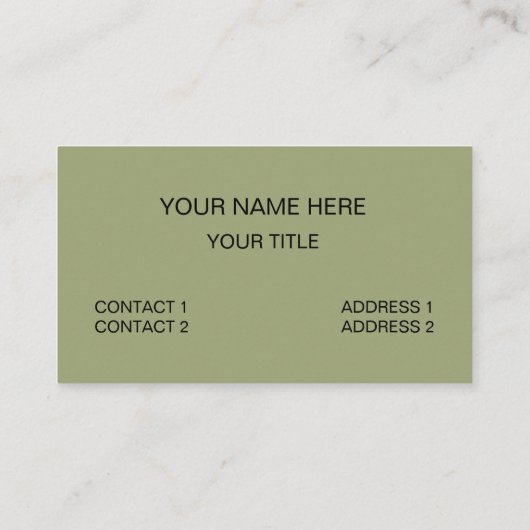 Gray Green Stripes 名刺 (裏面)