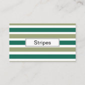 Gray Green Stripes 名刺 (正面)