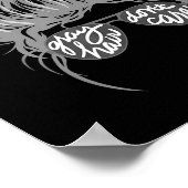 Gray Hair Don’t Care Messy Bun  ポスター (角)