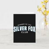 Gray Hair Don't Care G Headedness Men Fox  カード (黄色い花)