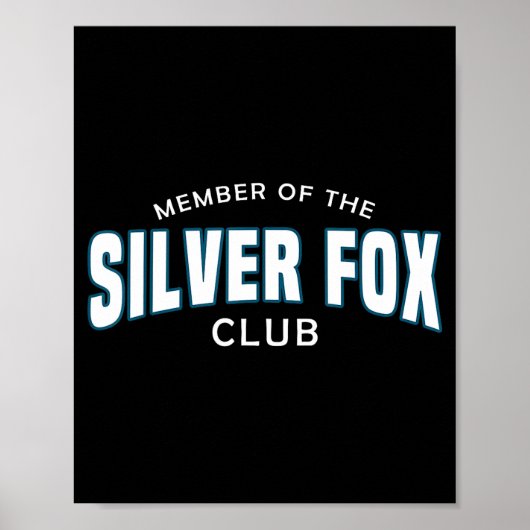 Gray Hair Don't Care G Headedness Men Fox  ポスター (正面)