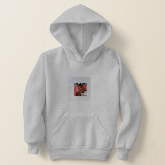Gray Hoodie Quavo Huncho For Boys Kids  (レイダウン)