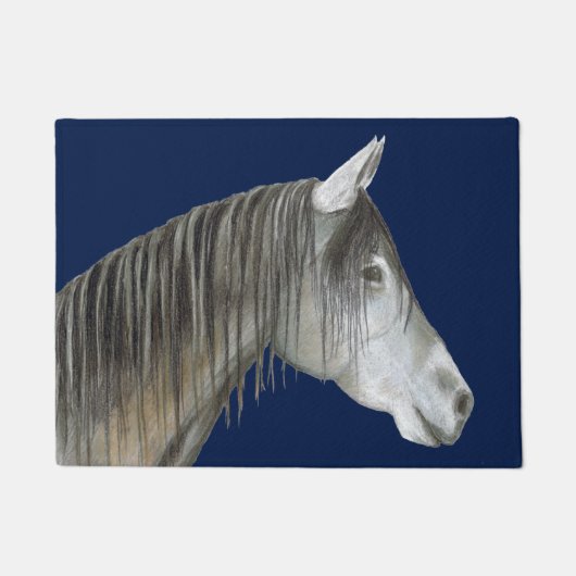Gray Horse ドアマット (正面)