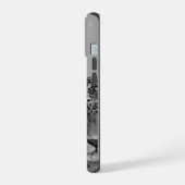 Gray Leopard Aesthetic Phone Case - Trendy Design iPhone 15ケース (左側面)