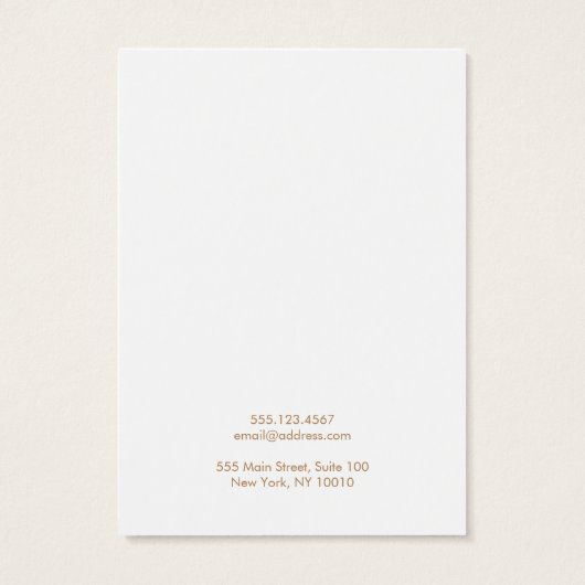 Gray Linen (image) Earring Display Card (裏面)