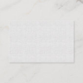 Gray Linen Look Generic Rewards 名刺 (裏面)