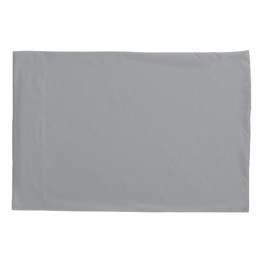 Gray minimalist custom name  枕カバー (裏面)