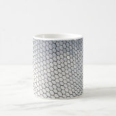 Gray octagonal art コーヒーマグカップ (中央)