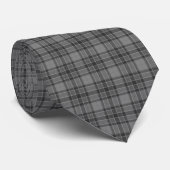 Gray Plaid Tartan Neck Tie ネクタイ (ロール)