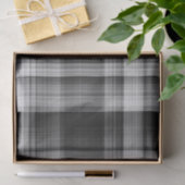 Gray Plaid Tissue Paper 薄葉紙 (ギフト)