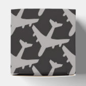 Gray Plane Airplanes Pilot Plane Aviation Aviator フェイバーボックス (上部)