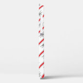 Gray Plane Red Lines Airplanes Pilot Plane Case-Mate iPhoneケース (裏面 / 左)