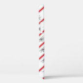 Gray Plane Red Lines Airplanes Pilot Plane Case-Mate iPhoneケース (裏面 / 右)