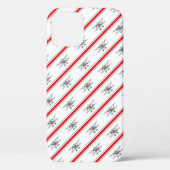 Gray Plane Red Lines Airplanes Pilot Plane Case-Mate iPhoneケース (裏面)