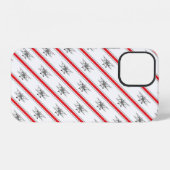 Gray Plane Red Lines Airplanes Pilot Plane iPhoneケース (裏面横)