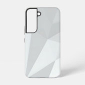 Gray Polygon Geometric Minimal Samsung Galaxyケース (裏面)