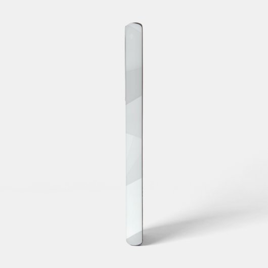 Gray Polygon Geometric Minimal Samsung Galaxyケース (左側面)