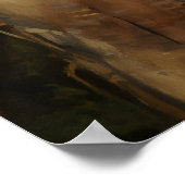 Gray Rat On Stump In Forest Wall Print, Dark ポスター (角)