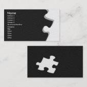 Gray Sandstoneパズルプロファイルカード 名刺 (正面/裏面)