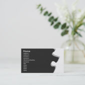 Gray Sandstoneパズルプロファイルカード 名刺 (スタンド正面)