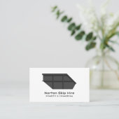 Gray Skip、Skip/Dumpster会社 名刺 (スタンド正面)