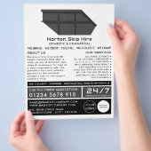 Gray Skip、Skip/Dumpster Company 広告's チラシ (手)