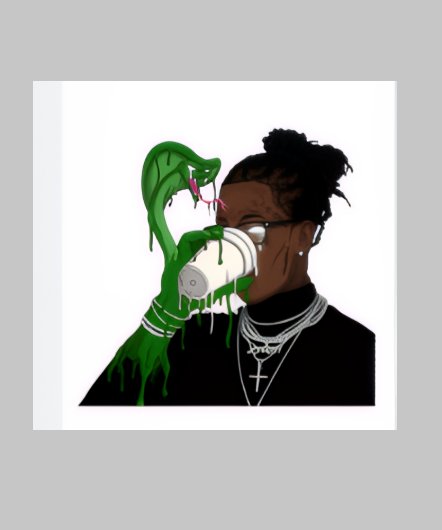 Gray Slatt Young Thug For Boys and Teens  (裾)