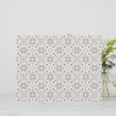 Gray Spanish Tile Pattern Scrapbook Paper  (スタンド正面)