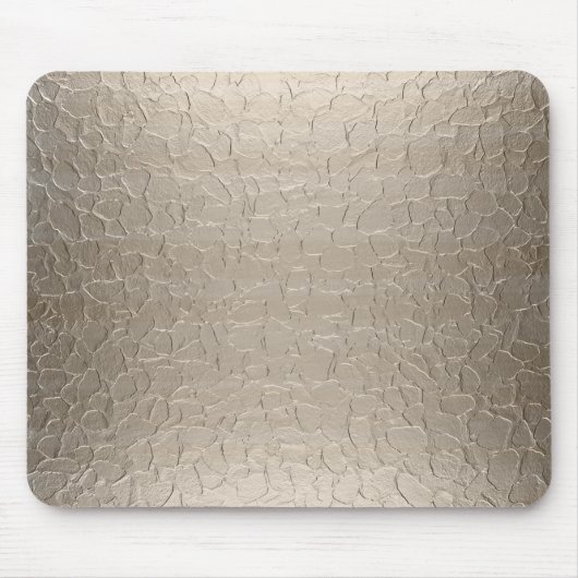 Gray Stainless Steel Metal マウスパッド (正面)