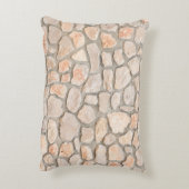 Gray stone wall background. stone, texture, wall,  アクセントクッション (裏面(縦))