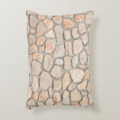 Gray stone wall background. stone, texture, wall,  アクセントクッション (正面(垂直))