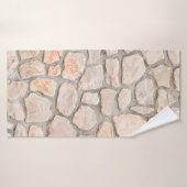 Gray stone wall background. stone, texture, wall, バスタオル (バスタオル)