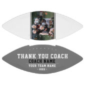 Gray Thank you Coach Team Name and Team Photo アメリカンフットボール (パネル)