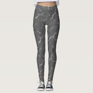 Gray tie dye leggings レギンス