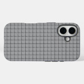 Gray Tile Pattern Case-Mate iPhoneケース (裏面 (横))