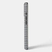 Gray Tile Pattern Case-Mate iPhoneケース (裏面 / 左)