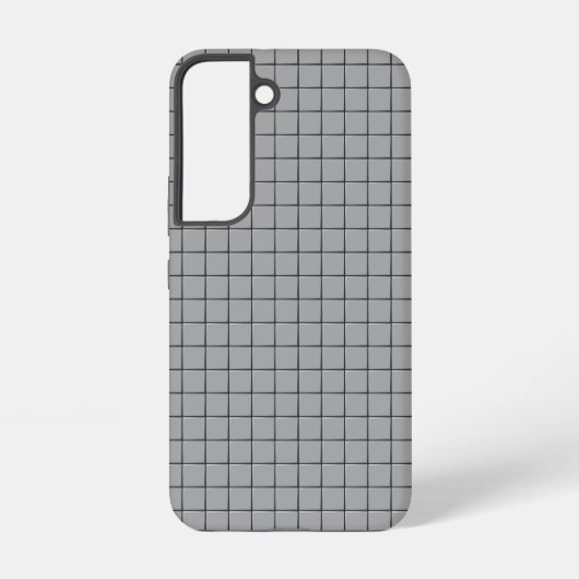 Gray Tile Pattern Samsung Galaxyケース (裏面)