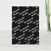 Gray Till Death Do Us Part Valentine's Day Card サンキューカード (裏面)