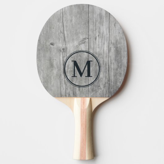 Gray Timber Monogram 卓球ラケット (正面)