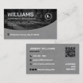 Gray tone concrete company 名刺 (正面/裏面)