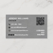 Gray tone concrete company 名刺 (裏面)