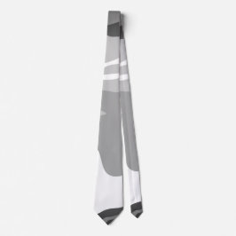 Gray Urban Military Camouflage Pattern ネクタイ