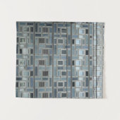 Gray wall paint building タペストリー (正面(横))