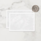 Gray Watercolor Blank All Occasion ノートカード (正面/裏面インサイチュ)