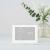 Gray & White CashバーWebサイト結婚のII エンクロージャーカード (スタンド正面)