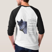 GRAY WOLF (Cherokee Legend on backを参照)シャツ Tシャツ (裏面)