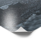 Gray Wolves in Thick Mist フォトプリント (角)