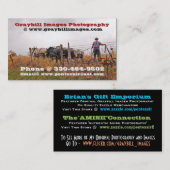 Graybillのイメージの写真撮影 名刺 (正面/裏面)