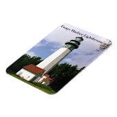 Grays Harbor Light house、ワシントン・マグネット マグネット (左側)
