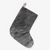 GRAYSCALE PHOTO OF ROCK FORMATION スモールクリスマスストッキング (正面 (吊り時))